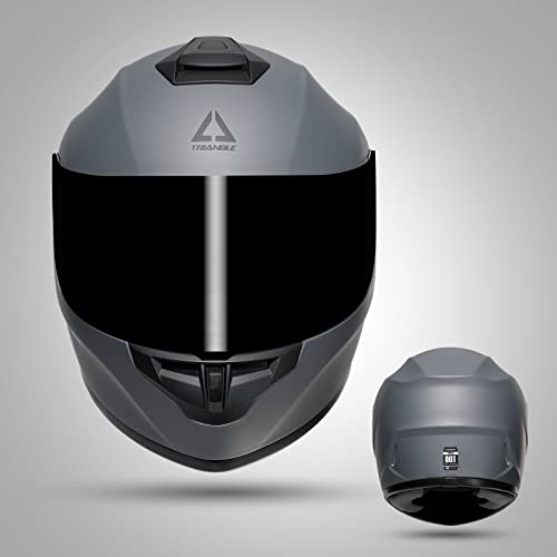 Full Face Motorcycle Helmet with Tinted and Clear Visor G52530