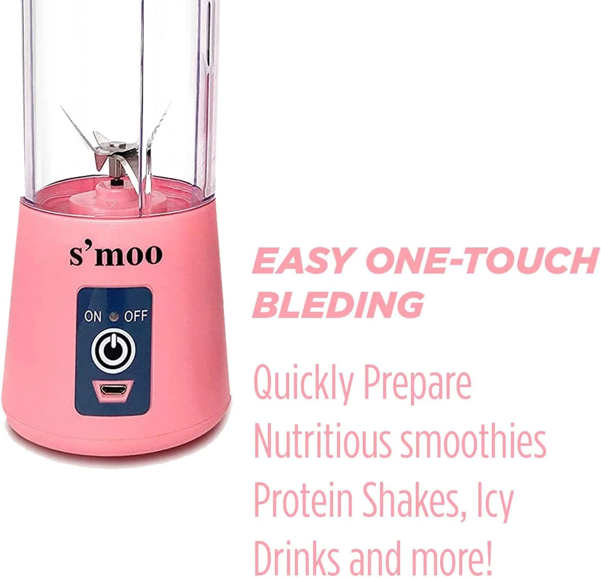 Portable USB Rechargeable Blender 13 Oz P5548