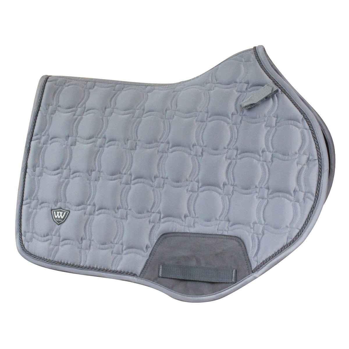 Brushed Steel Close Contact Saddle Pad A204