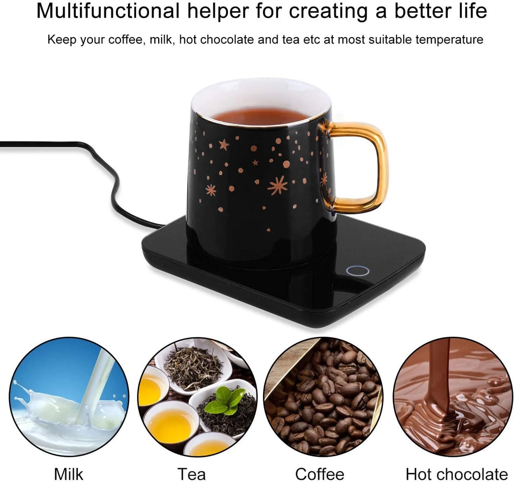 Black Electric Beverage Warmer Plate P583