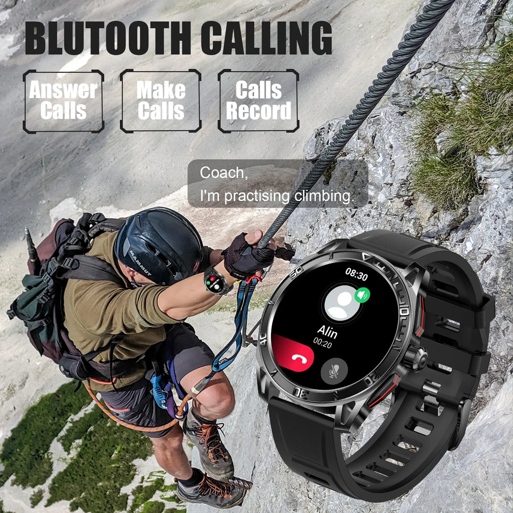 Smart Watch for Men 1.43'' HD AMOLED Screen Fitness Tracker Y95929
