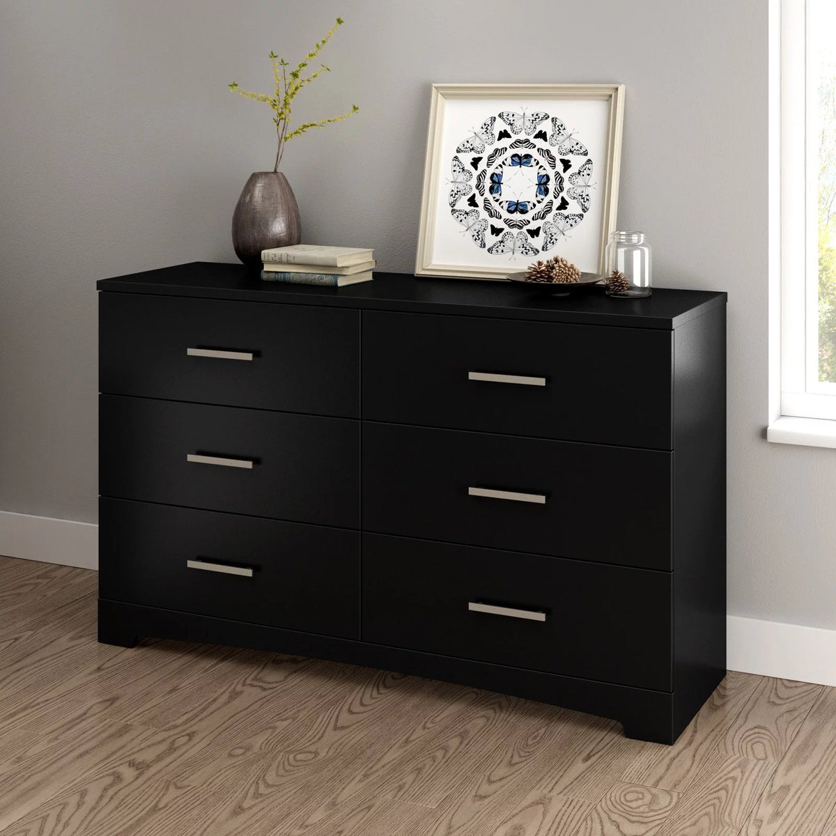 6 Drawer Double Dresser O901