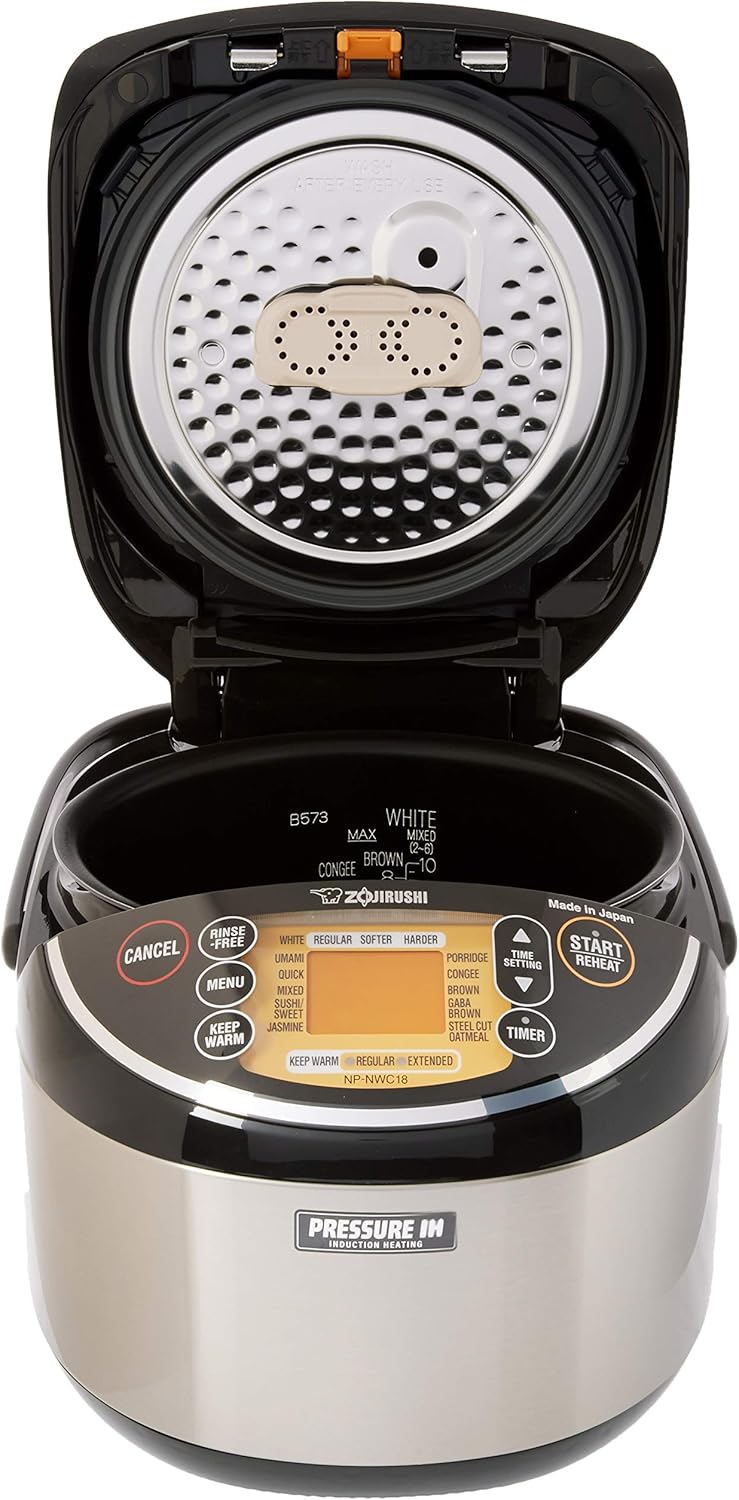 Pressure Induction Heating 10-Cup Rice Cooker and Warmer W74728