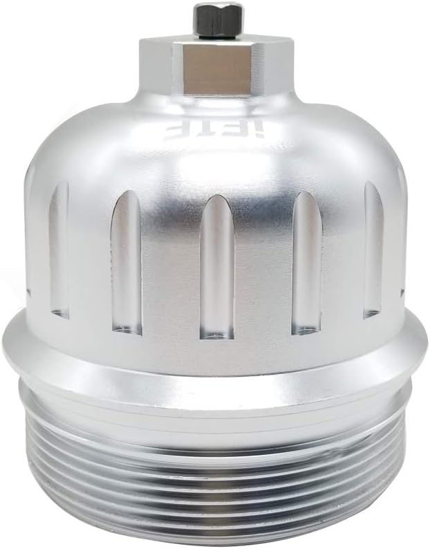 Fuel Filter Housing Cap with Drain Plug Silver Pack of 2 T554344