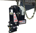 Gooseneck Air Hitch & Coupler, Round 4" Angled Pin 30K Coupler 9" Offset K841