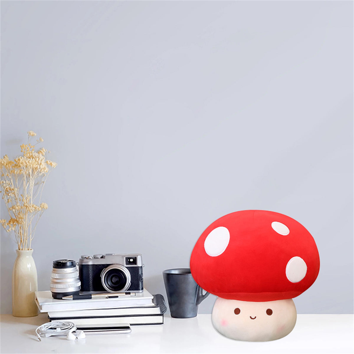 Cute Mushroom Shaped Plush Toy Stuffed Doll H914
