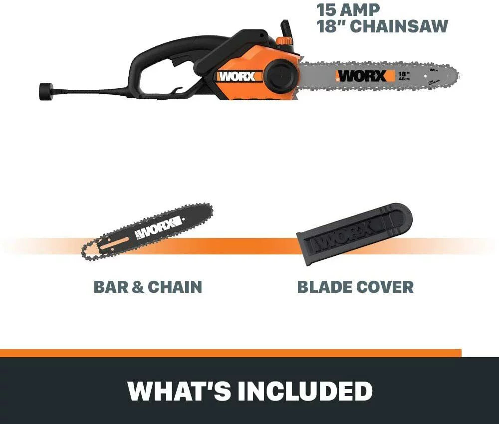 18in 15 Amp Electric Chainsaw B7894