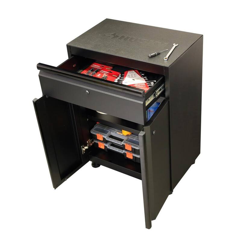 9 Piece Black Welded Steel Garage Storage System R11574