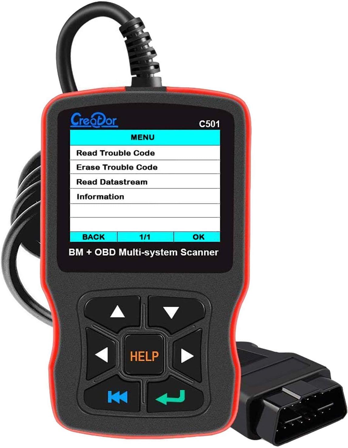 OBD2 Scanner Multi System Scan Tool D82306