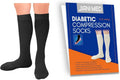 Knee High 8-15 Compression Diabetic Socks D78646
