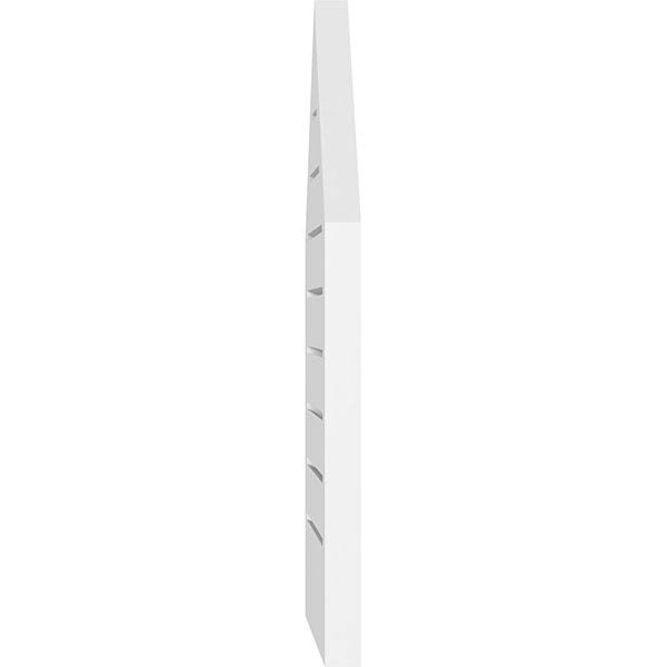 Peaked Top Surface Mount PVC Gable Vent S10742