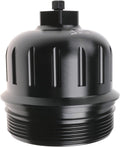 Fuel Filter Housing Cap with Drain Plug Silver Pack of 2 T554344