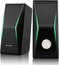 RGB Bluetooth Computer Speakers with Extra Bass, Pack of 2 H1463