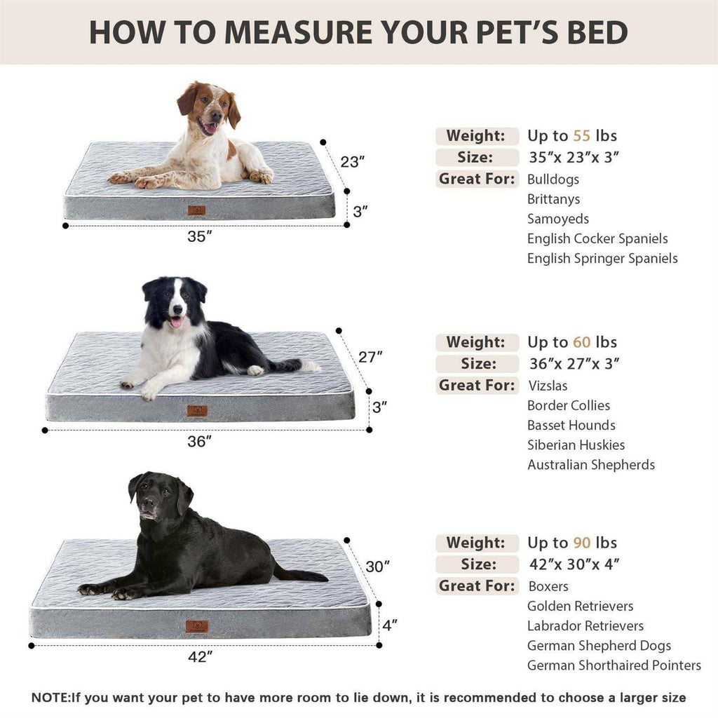 Orthopedic Waterproof Dog Bed with Removable Washable Cover K45276