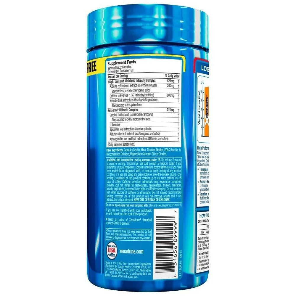 Weight Loss Supplement 120 Capsules P9703