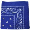 240 Pcs Royal Blue 100% Cotton Double Sided Bandanas D361871