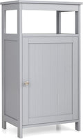 Single Door Floor Cabinet with 3 Adjustable Shelves U561