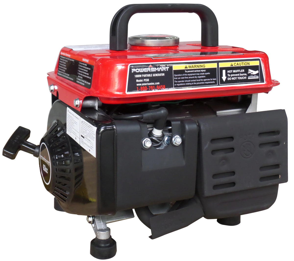 1000-Watt 2 Stroke Portable Generator T650
