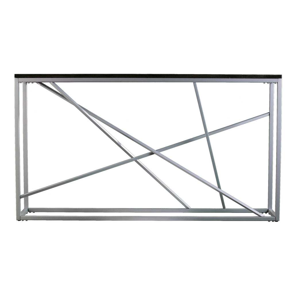 Faux Marble Skinny Console Table P32027