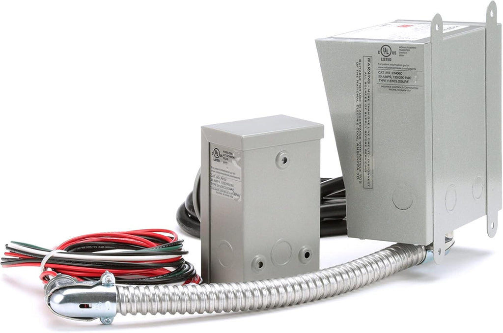 30 Amp 6-Circuit Transfer Switch Kit for Generators D532357