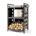 Grey Aluminum Firewood Rack C9099