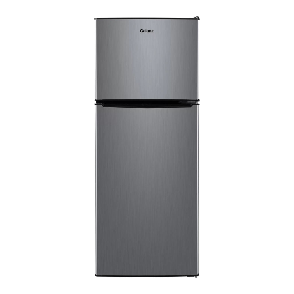 Stainless Steel Two Door Mini Refrigerator with Freezer X70897