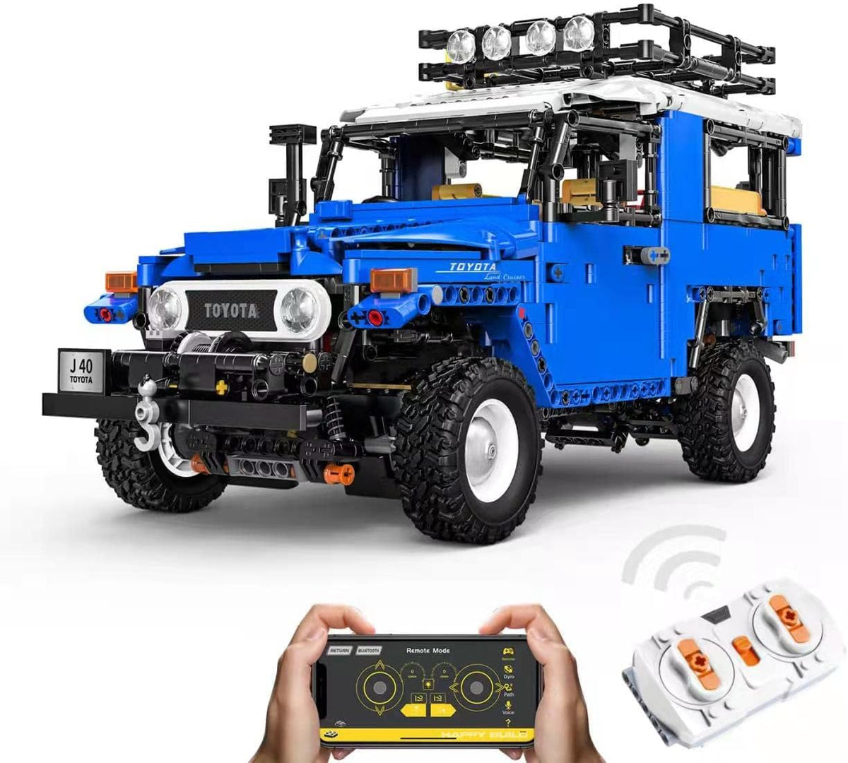 1:12 Scale 2101 Pieces Building Set J858