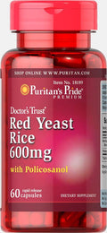 Red Yeast Rice & Policosanol Capsules, 60 Count K958