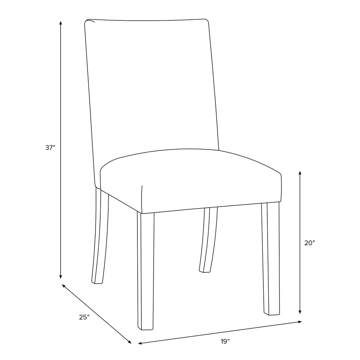 Starlit Blue Dining Chair L77827