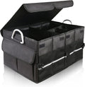 Car Trunk Organizer With Two Lids, Expandable Large Capacity, Non-Slip Bottom, Oxford Fabric Q1642