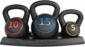 Vinyl Coated Kettlebells 3 Pieces Pack of 2 E5505