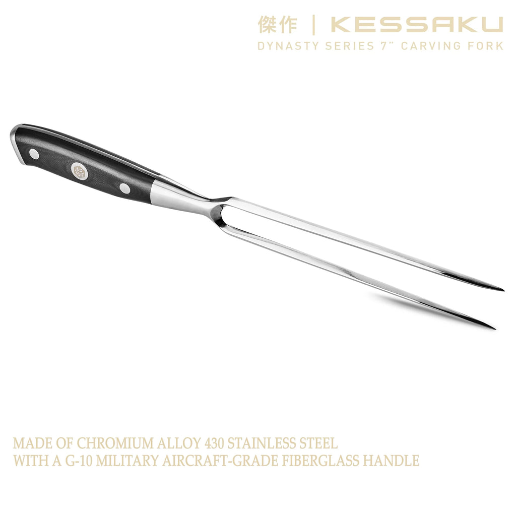 7 inch Forged High Carbon Stainless Steel Meat Fork Y314403