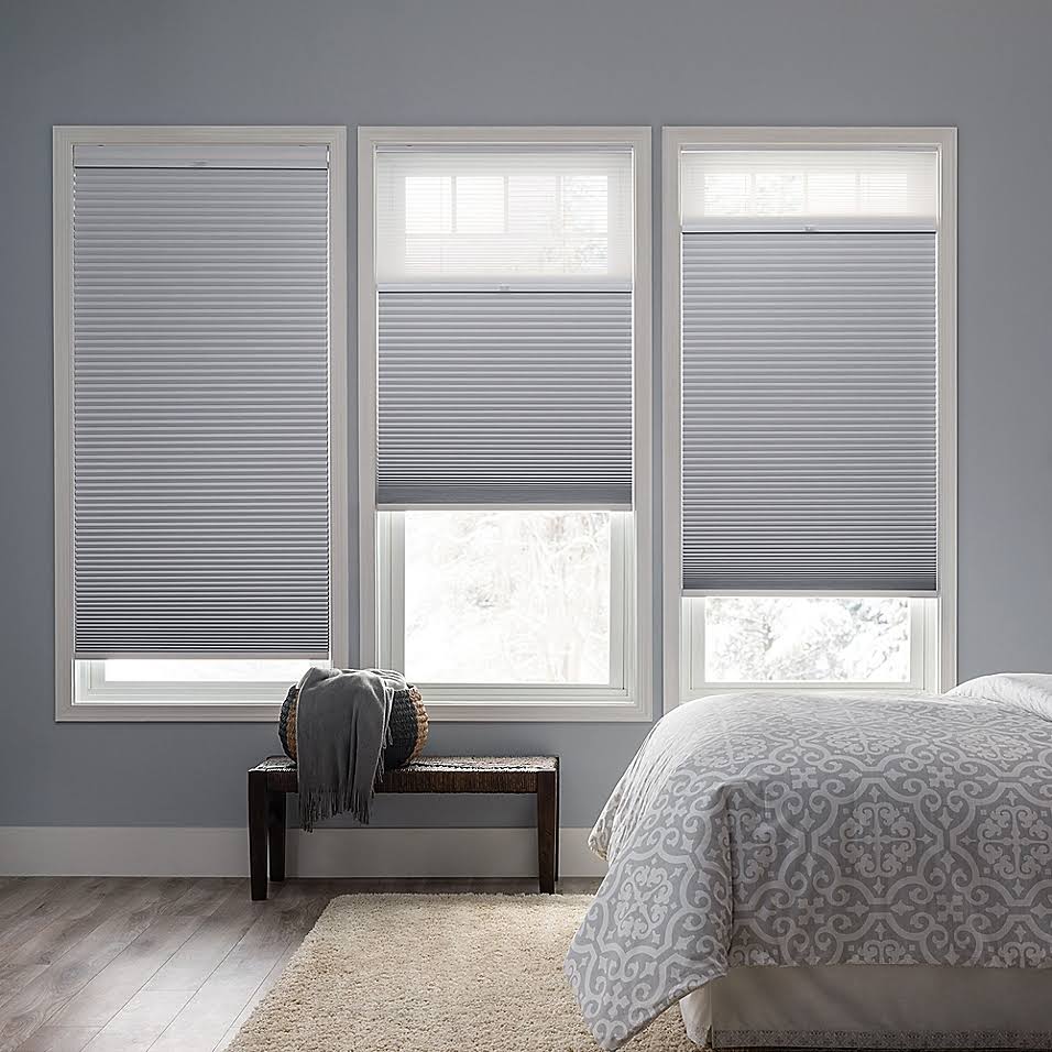 Cordless Day/Night Cellular Shade in Snow K706242