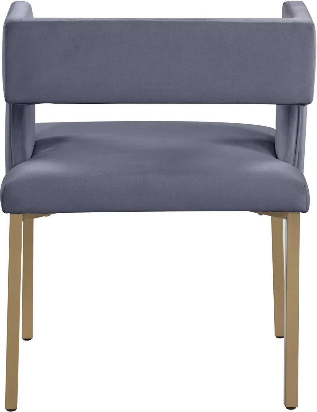 Gray Velvet Dining Chair (Set of 2) Z137637