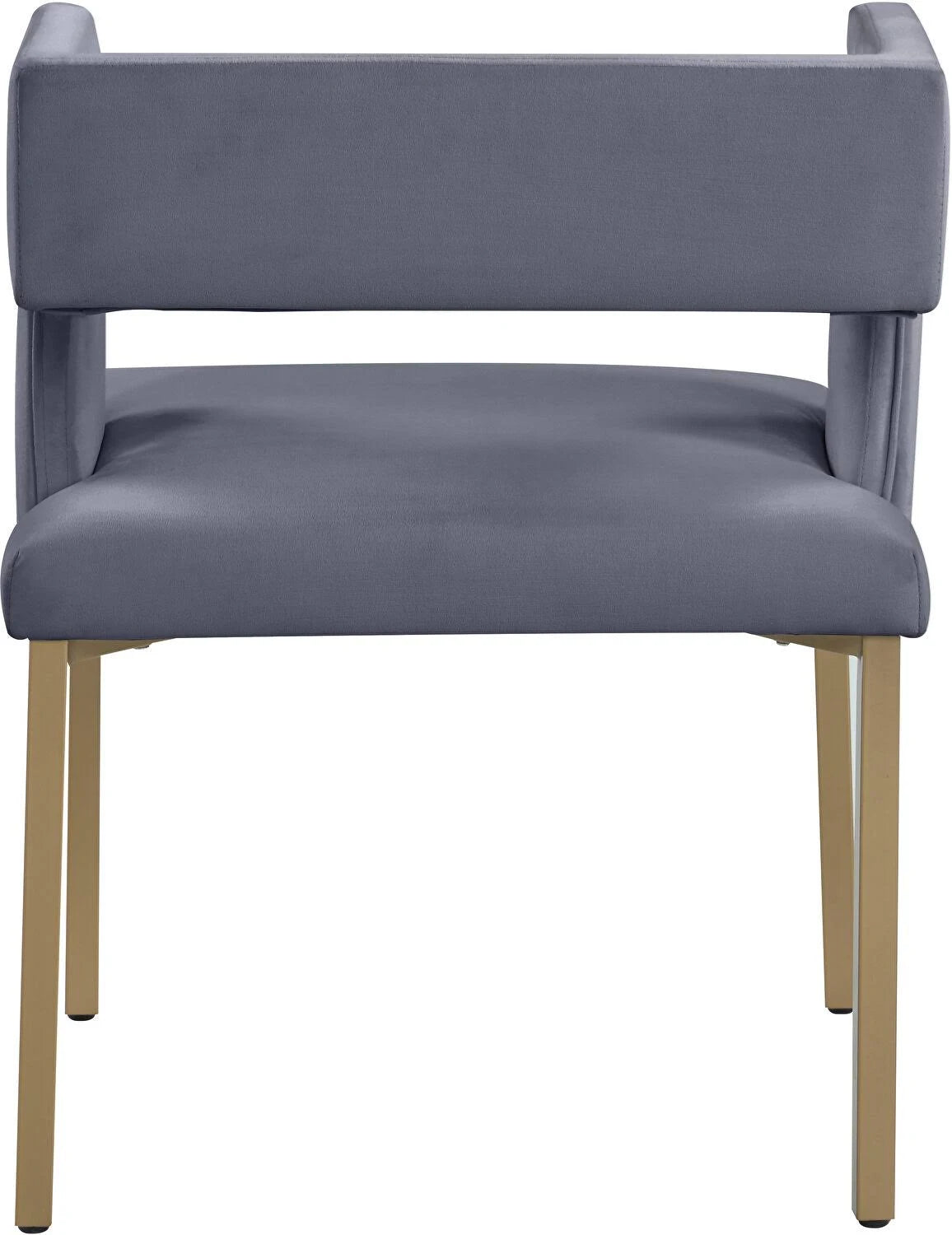 Gray Velvet Dining Chair (Set of 2) Z137637