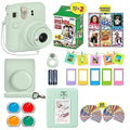 Purple Instant Camera Bundle with 20 Film Sheets L10256