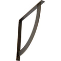 Antiqued Brass Steel Bracket X89537