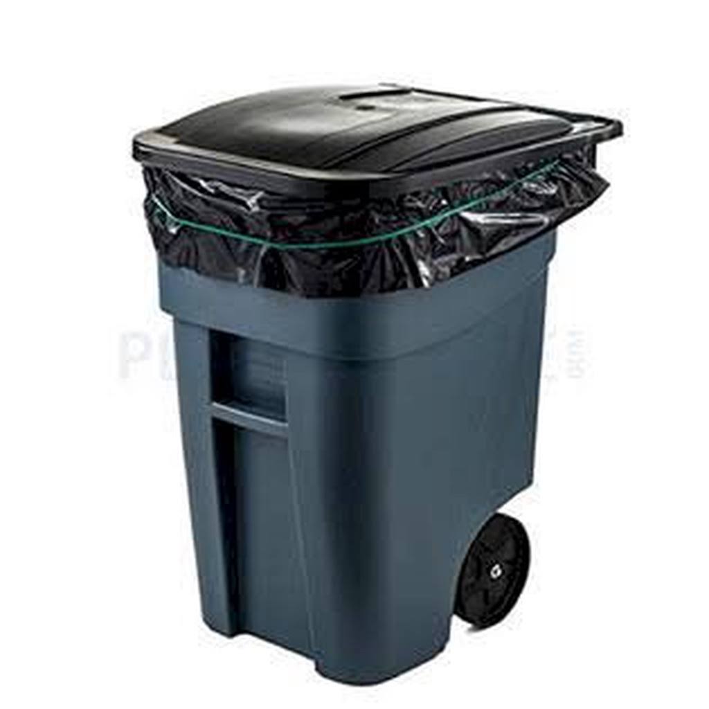 Trash Bags 1.5 Mil Black Heavy Duty (100 Count) I782