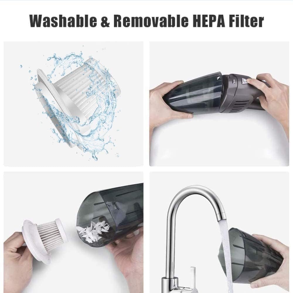 Portable Cordless Car Handheld Vacuum Cleaner, 8000PA, 120W, Wet & Dry Use G5604