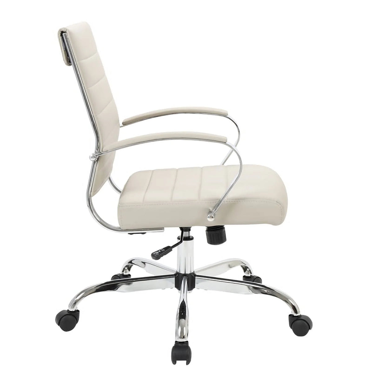 Tan Leatherette Swivel Office Chair W9027