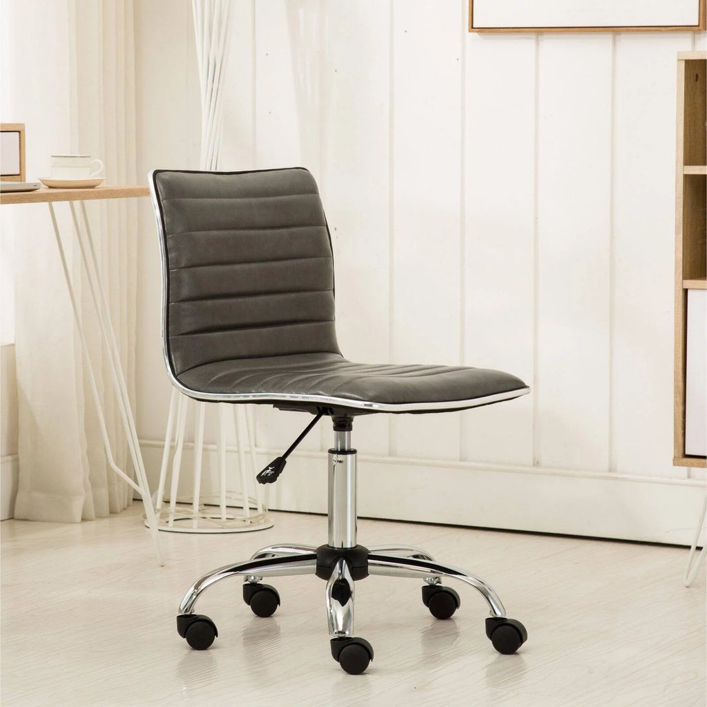Gray Adjustable Air Lift Office Chair C75102