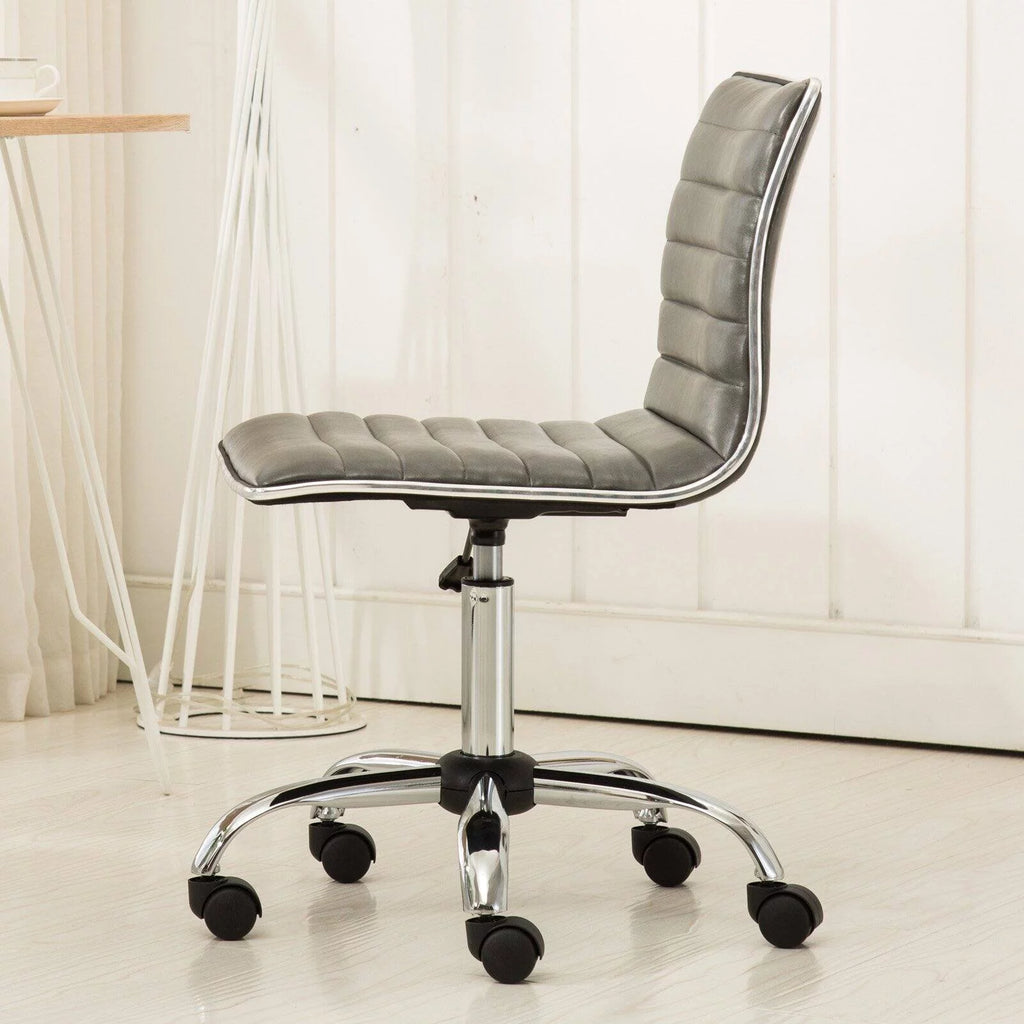 Gray Adjustable Air Lift Office Chair C75102