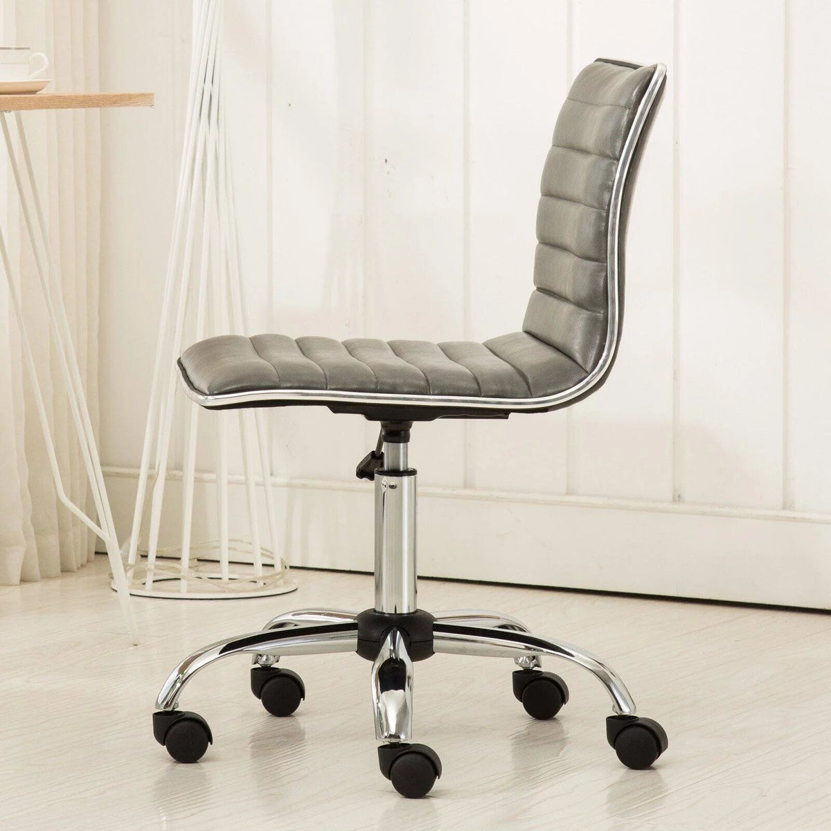 Gray Adjustable Air Lift Office Chair C75102