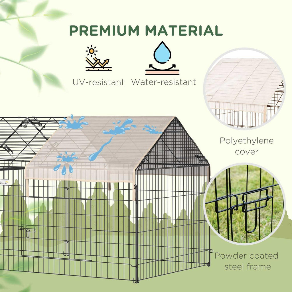 Outdoor Metal Kennel Enclosure V39382