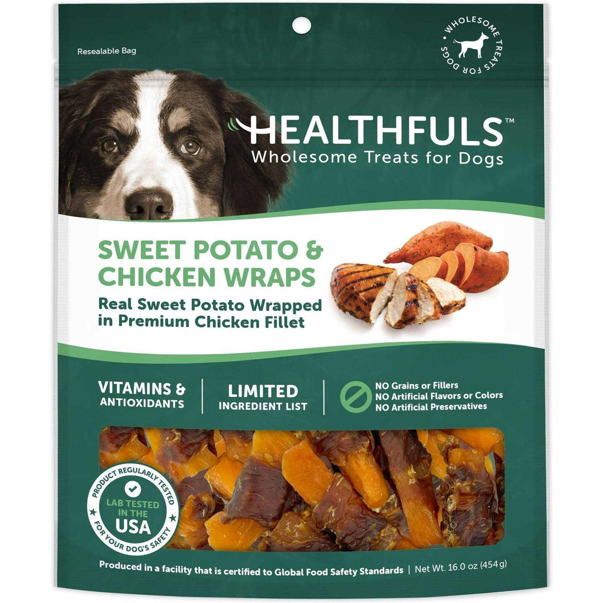 Sweet Potato & Chicken Dog Treats 16 oz U519882