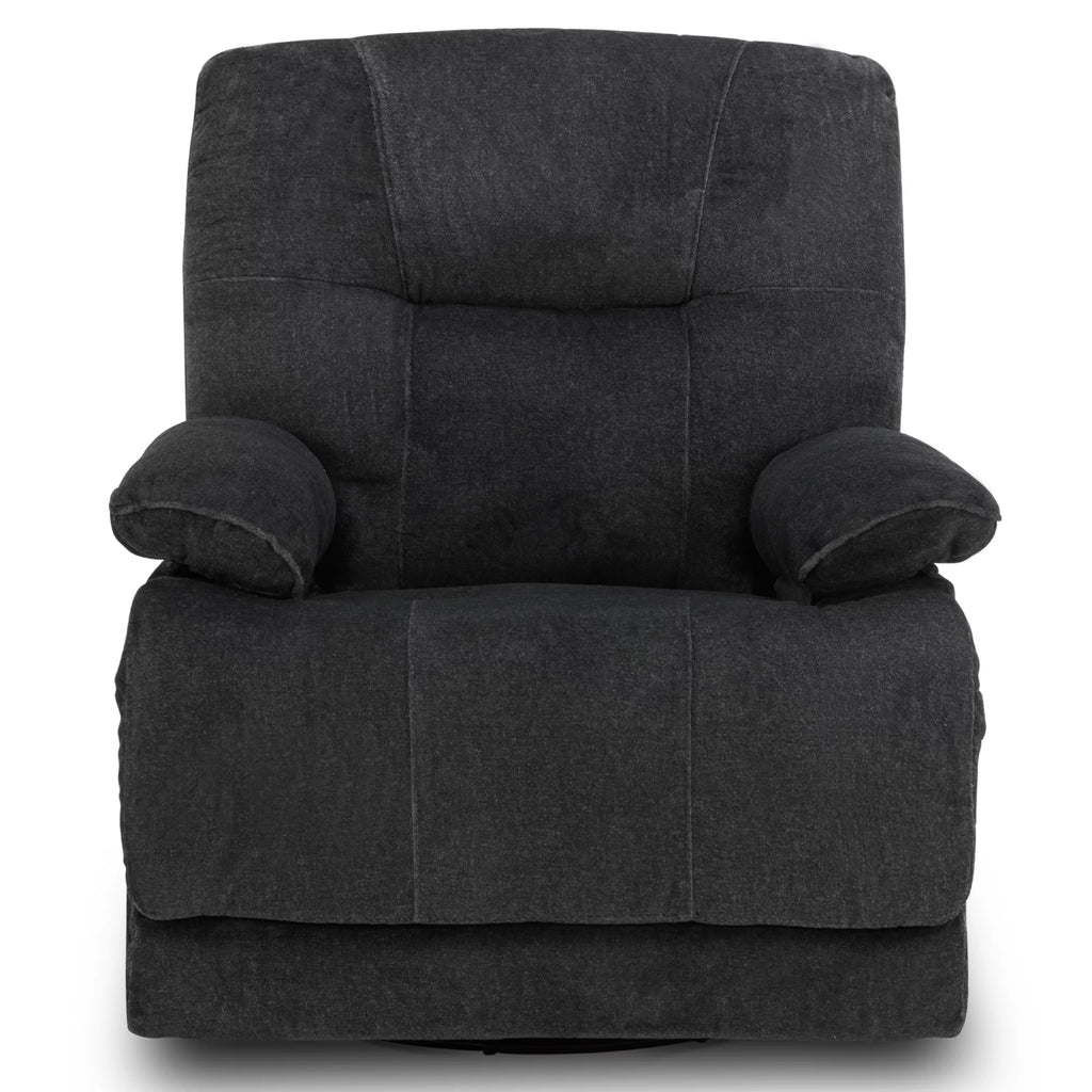 Dark Gray Swivel Glider Rocker Recliner B906520
