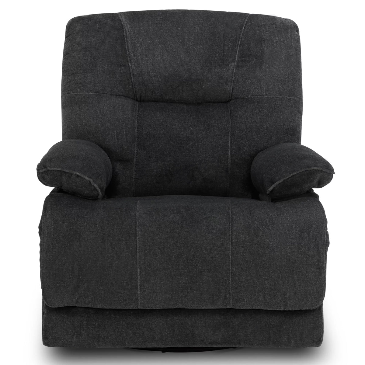 Dark Gray Swivel Glider Rocker Recliner B906520