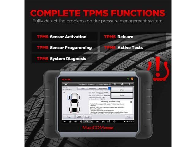 OBD2 Car Diagnostic Scanner with TPMS Functions U8555