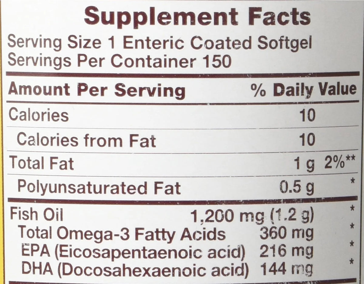 Omega-3 Fish Oil 150ct V779990