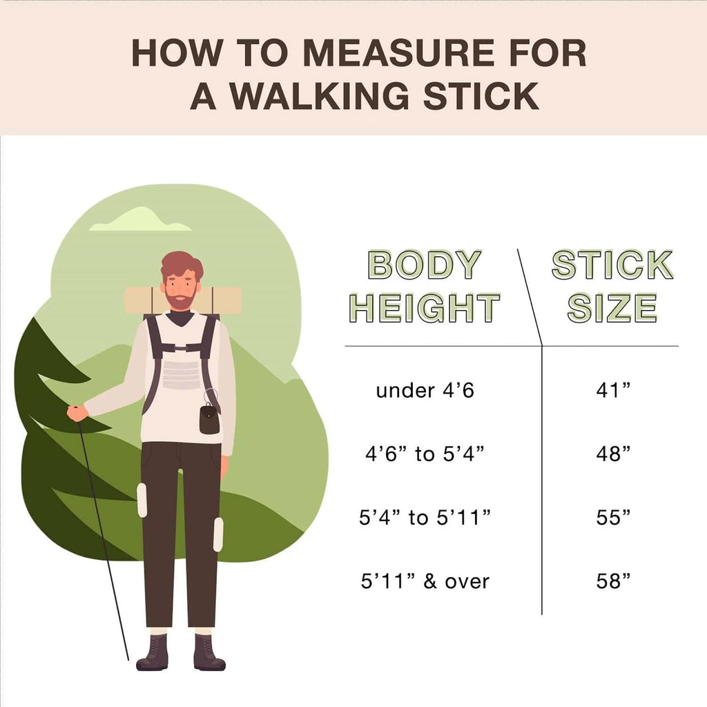 Hickory Wood Walking Stick, 55" X40982